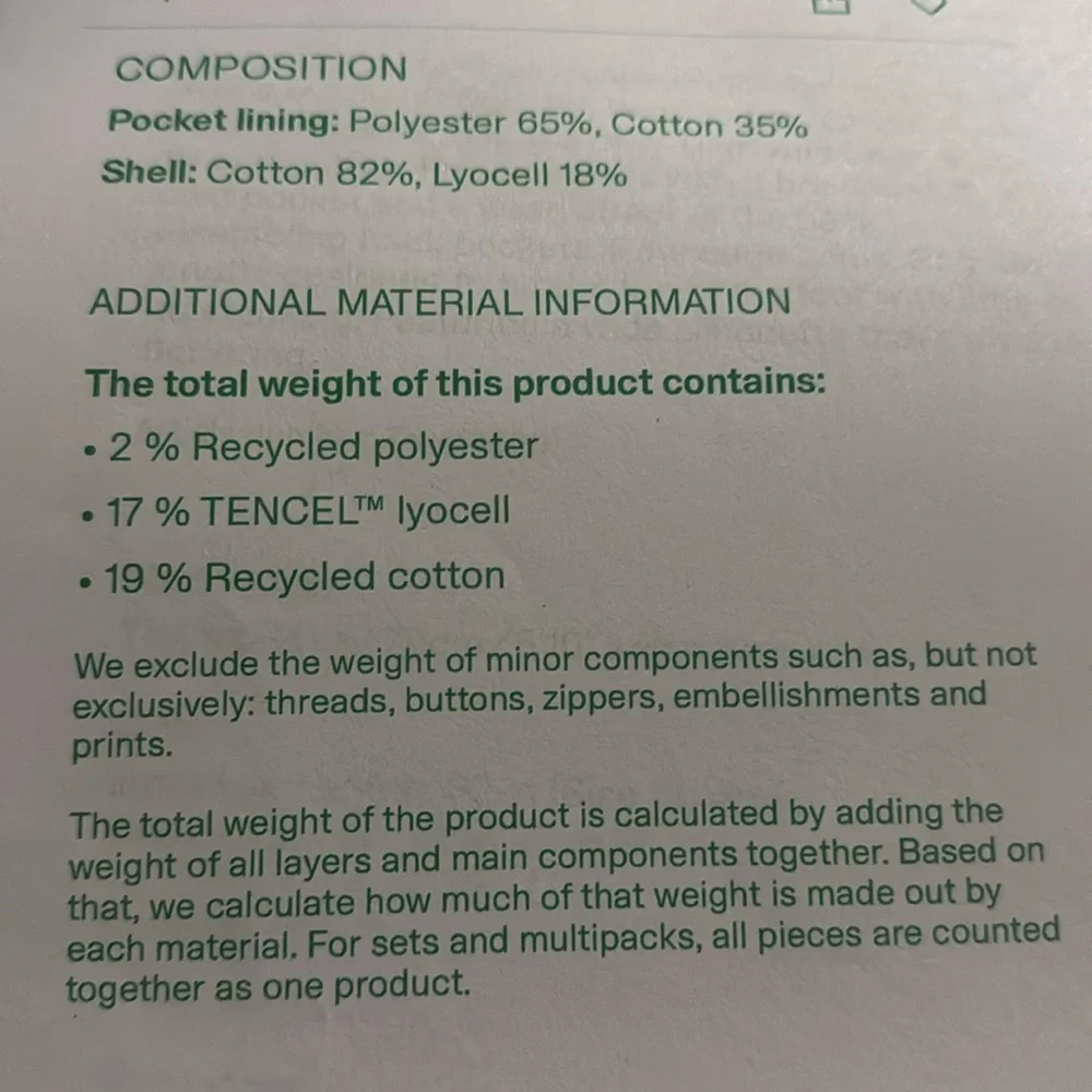 H&M JEANS (DIVIDE), WIDE HIGH, SIZE 16 - Picture 9 of 12